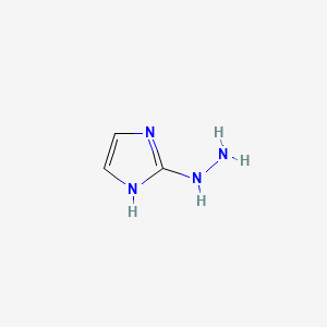 molecular formula C3H6N4 B1607152 2-Hydrazinyl-1h-imidazole CAS No. 59214-44-7