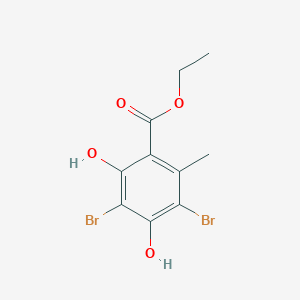 Ethyl 3,5-dibromo-2,4-dihydroxy-6-methylbenzoate