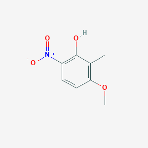molecular formula C8H9NO4 B1607156 3-Methoxy-2-methyl-6-nitrophenol CAS No. 38226-14-1