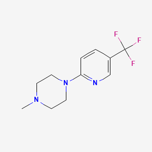 molecular formula C11H14F3N3 B1607162 1-Methyl-4-(5-(trifluoromethyl)pyridin-2-yl)piperazine CAS No. 192564-53-7