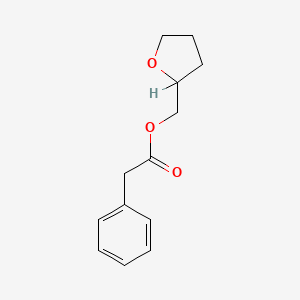 molecular formula C13H16O3 B1607184 TETRAHYDROFURFURYL PHENYLACETATE CAS No. 5421-00-1