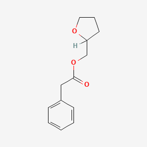 molecular formula C13H16O3 B1607184 (Tetrahydrofuryl)methyl phenylacetate CAS No. 5421-00-1