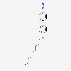 molecular formula C22H27NO B1607196 [1,1'-Biphenyl]-4-carbonitrile, 4'-(nonyloxy)- CAS No. 58932-13-1