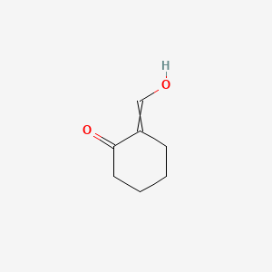 molecular formula C7H10O2 B1607199 2-(Hydroxymethylene)cyclohexan-1-one CAS No. 823-45-0