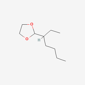 molecular formula C10H20O2 B1607207 1,3-Dioxolane, 2-(1-ethylpentyl)- CAS No. 4359-47-1