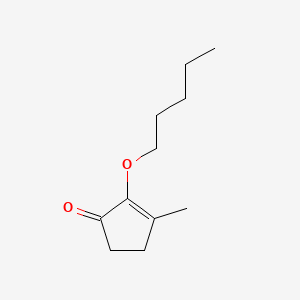 3-Methyl-2-(pentyloxy)cyclopent-2-en-1-one