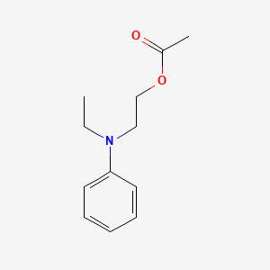 molecular formula C12H17NO2 B1607223 2-(Ethyl(phenyl)amino)ethyl acetate CAS No. 38954-40-4