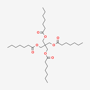 molecular formula C33H60O8 B1607224 Pentaerythrityl tetraheptanoate CAS No. 25811-35-2