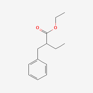 molecular formula C13H18O2 B1607231 Ethyl 2-benzylbutanoate CAS No. 2983-36-0