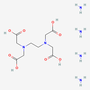 molecular formula C10H28N6O8 B1607232 Glycine, N,N'-1,2-ethanediylbis(N-(carboxymethyl)-, ammonium salt CAS No. 7379-26-2