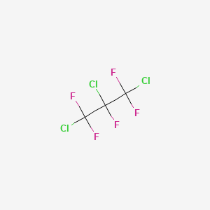 molecular formula C3Cl3F5 B1607235 1,2,3-Trichloropentafluoropropane CAS No. 76-17-5