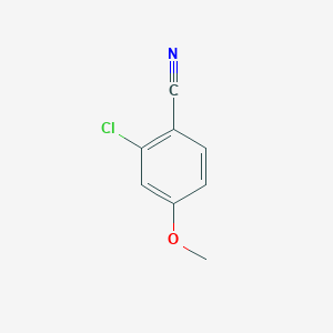 molecular formula C8H6ClNO B160724 2-氯-4-甲氧基苯甲腈 CAS No. 127666-99-3