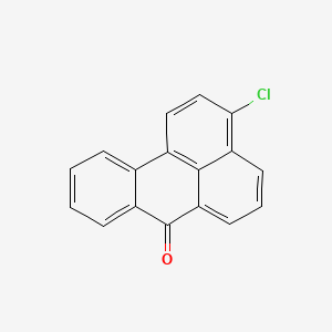 molecular formula C17H9ClO B1607244 7H-Benz[de]anthracen-7-one, 3-chloro- CAS No. 6409-44-5