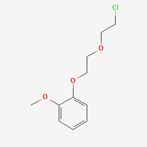 molecular formula C11H15ClO3 B1607245 1-[2-(2-Chloroethoxy)ethoxy]-2-methoxybenzene CAS No. 2287-32-3