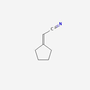 molecular formula C7H9N B1607257 Cyclopentylideneacetonitrile CAS No. 5732-88-7