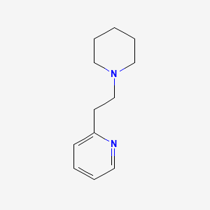 molecular formula C12H18N2 B1607258 1-[2-(2-Pyridyl)Ethyl]Piperidine CAS No. 5452-83-5