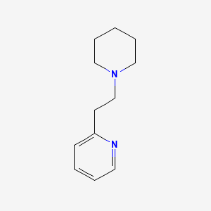 molecular formula C12H18N2 B1607258 2-[2-(1-Piperidinyl)ethyl]pyridine CAS No. 5452-83-5