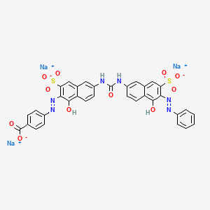 molecular formula C34H21N6Na3O11S2 B1607268 C.I. Direct Orange 102 CAS No. 6598-63-6