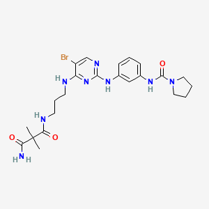 molecular formula C23H31BrN8O3 B1607279 BX-320 CAS No. 702676-93-5