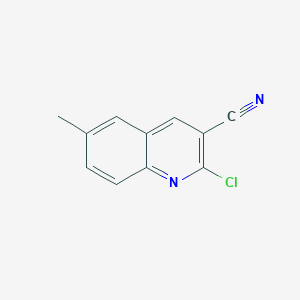 molecular formula C11H7ClN2 B1607281 2-Chloro-6-methylquinoline-3-carbonitrile CAS No. 483287-37-2