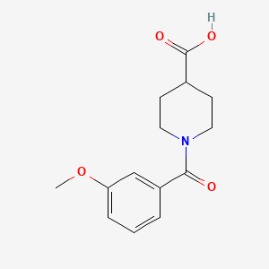 1-(3-Methoxybenzoyl)piperidine-4-carboxylic acid