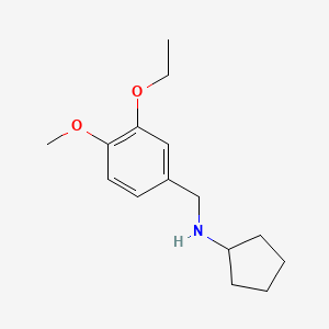 N-(3-ethoxy-4-methoxybenzyl)cyclopentanamine