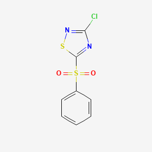 3-Chloro-5-phenylsulfonyl-1,2,4-thiadiazole