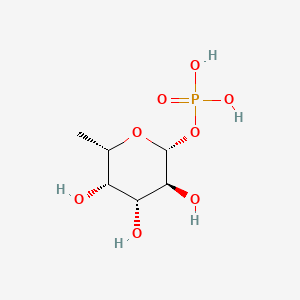 B1607315 beta-L-fucose 1-phosphate CAS No. 28553-11-9