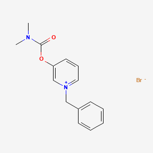 molecular formula C15H17BrN2O2 B1607319 Benzpyrinium bromide CAS No. 587-46-2