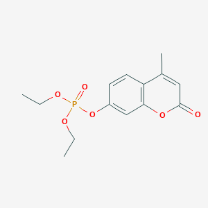 molecular formula C14H17O6P B1607321 7-Hydroxy-4-methylcoumarin diethylphosphate CAS No. 897-83-6