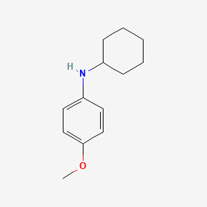 molecular formula C13H19NO B1607322 N-cyclohexyl-4-methoxyaniline CAS No. 780-02-9