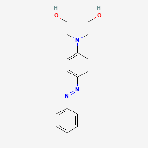 molecular formula C16H19N3O2 B1607323 4-(Bis(2-hydroxyethyl)amino)azobenzene CAS No. 2452-84-8