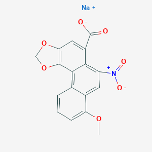 molecular formula C17H10NNaO7 B160733 马兜铃酸钠 CAS No. 10190-99-5