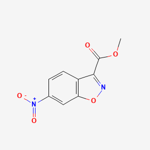 molecular formula C9H6N2O5 B1607339 6-硝基-1,2-苯并恶唑-3-甲酸甲酯 CAS No. 5453-86-1