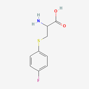 2-Amino-3-(4-fluorophenyl)sulfanylpropanoic acid
