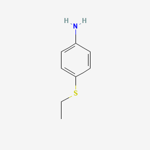 molecular formula C8H11NS B1607354 4-Ethylsulfanylaniline CAS No. 3463-02-3