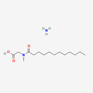 Glycine, N-methyl-N-(1-oxododecyl)-, ammonium salt