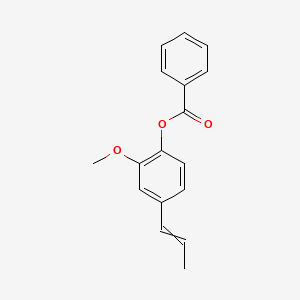 Phenol, 2-methoxy-4-(1-propenyl)-, benzoate