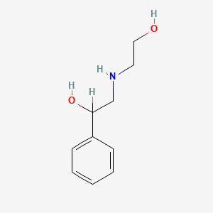molecular formula C10H15NO2 B1607368 alpha-[[(2-Hydroxyethyl)amino]methyl]benzyl alcohol CAS No. 4397-15-3