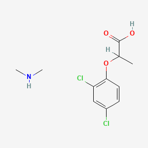 molecular formula C11H15Cl2NO3 B1607376 Dichlorprop-dimethylammonium CAS No. 53404-32-3