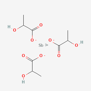 molecular formula C9H15O9S B1607377 Antimony lactate CAS No. 58164-88-8