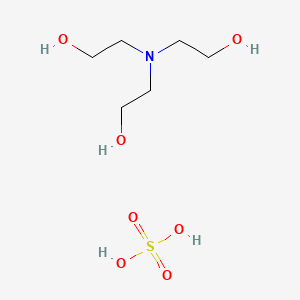 molecular formula C6H17NO7S B1607378 Triethanolamine sulfate CAS No. 7376-31-0