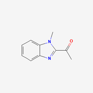 molecular formula C10H10N2O B1607396 1-(1-Methyl-1H-benzimidazol-2-yl)ethanone CAS No. 942-25-6