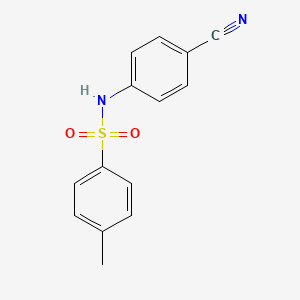 molecular formula C14H12N2O2S B1607405 n-(4-Cyanophenyl)-4-methylbenzenesulfonamide CAS No. 56768-53-7