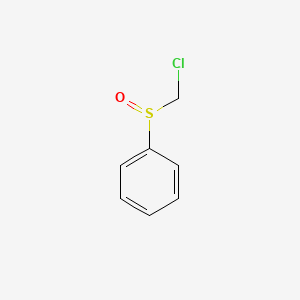 molecular formula C7H7ClOS B1607420 Chloromethyl phenyl sulfoxide CAS No. 7205-94-9