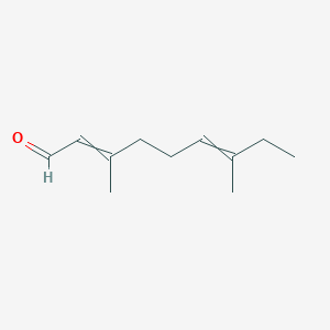molecular formula C11H18O B1607449 3,7-Dimethylnona-2,6-dienal CAS No. 41448-29-7