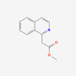 molecular formula C12H11NO2 B1607451 Methyl 2-(isoquinolin-1-YL)acetate CAS No. 69582-93-0
