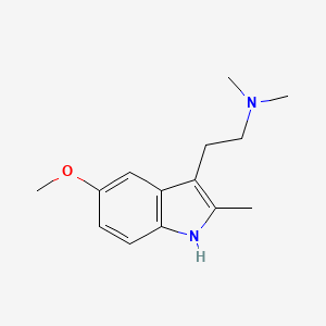 Indole, 3-(2-(dimethylamino)ethyl)-5-methoxy-2-methyl-