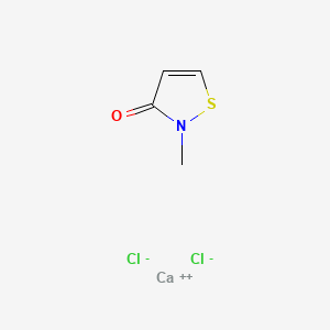 molecular formula C4H5CaCl2NOS B1607455 Calcium,dichloro(2-methyl-3(2H)-isothiazolone-o)-(9ci) CAS No. 57373-20-3