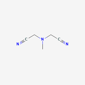 molecular formula C5H7N3 B1607467 Acetonitrile, (methylimino)di- CAS No. 5423-24-5